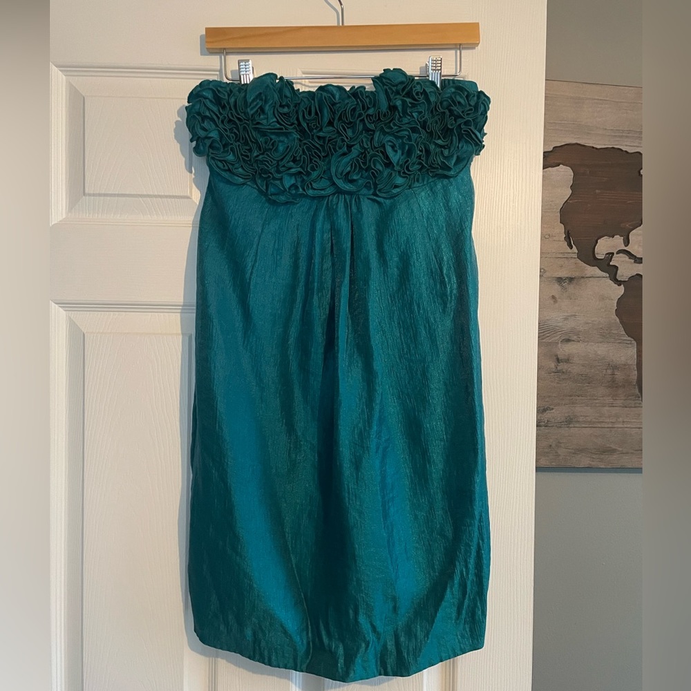 Alexia Admor Strapless Formal Mini Dress (Size Medium)